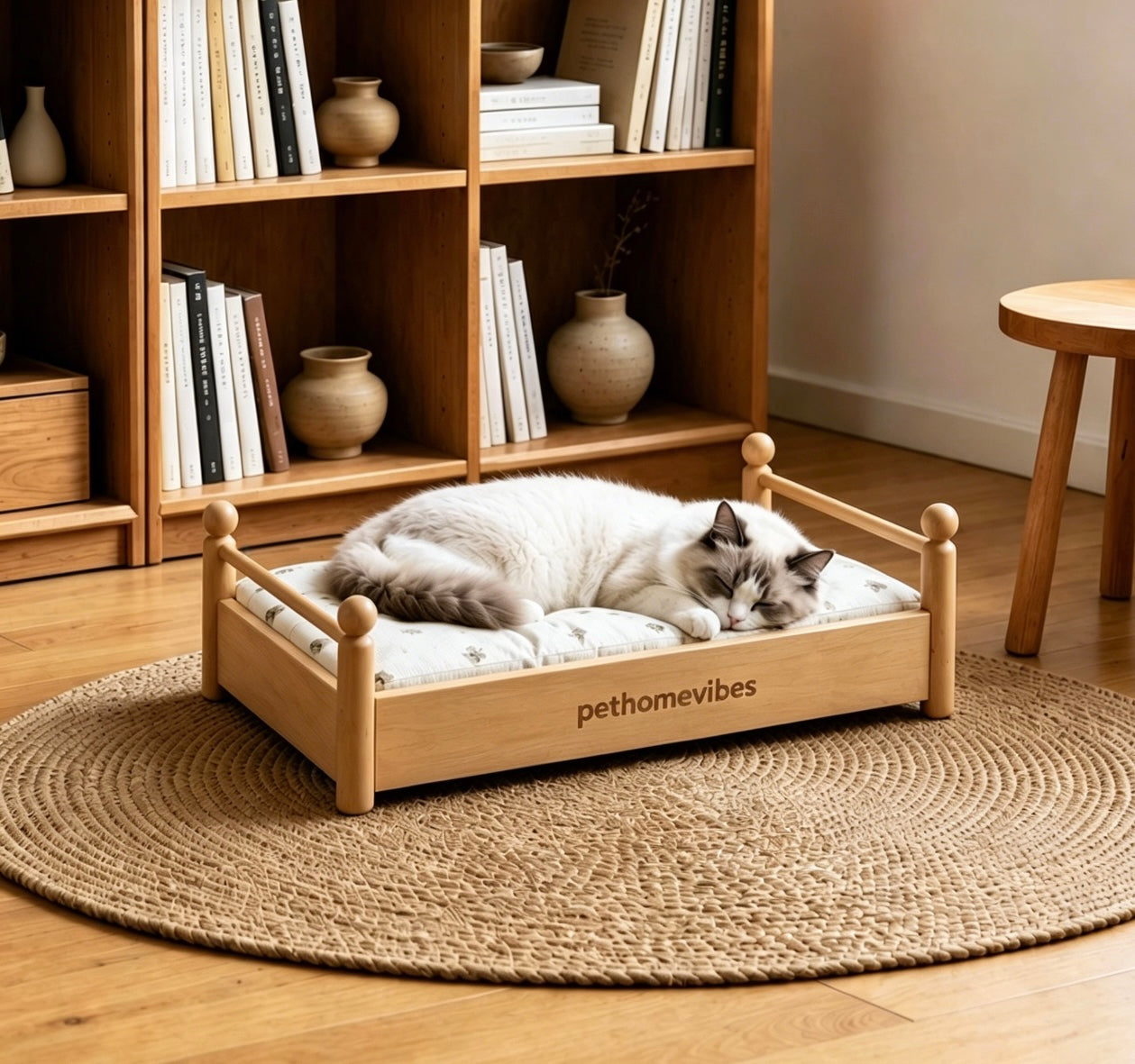 Wood Pet Bed