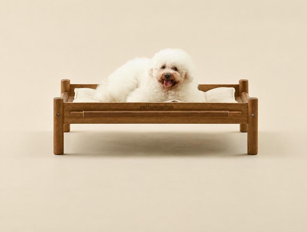Wooden Elevated Pet Bed