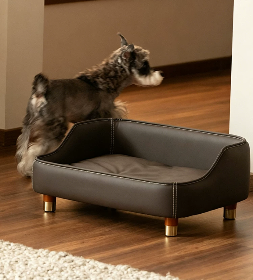Leather Waterproof Pet Sofa Bed