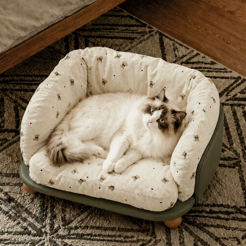Wood Frame Pet Sofa Bed