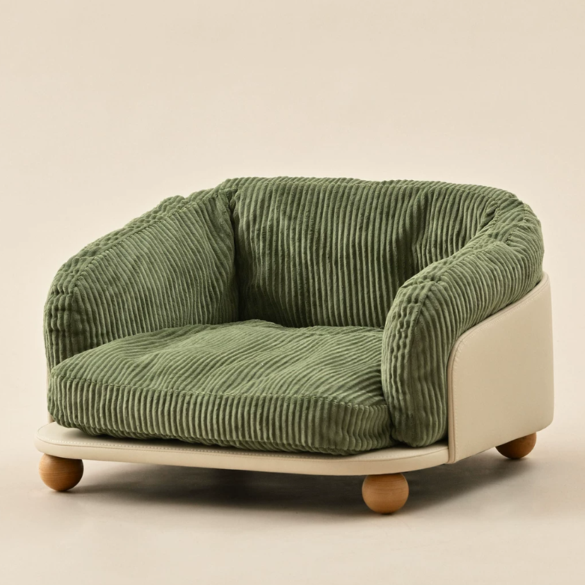 Luxury Corduroy Pet Sofa Bed