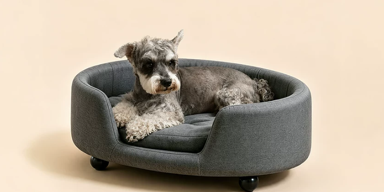 Round Breathable Pet Sofa Bed