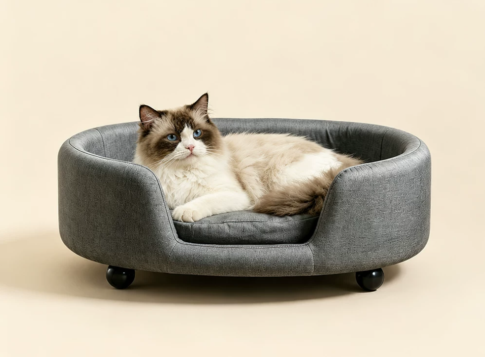Round Breathable Pet Sofa Bed