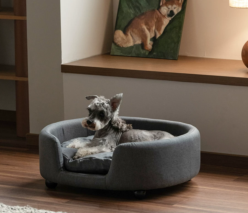 Round Breathable Pet Sofa Bed