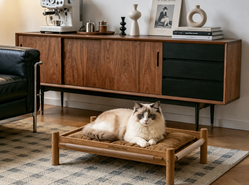 Wooden Elevated Pet Bed